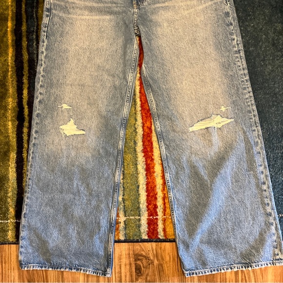 Gap Low Stride in Light Destroy Jeans SZ 16/33 - Picture 5 of 11